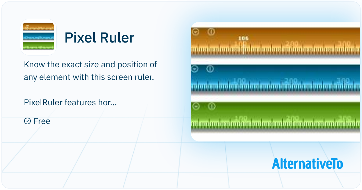 Pixel Ruler: Know the exact size and position of any element ...