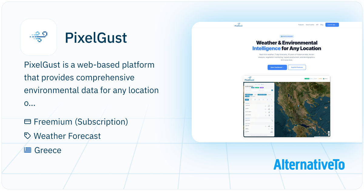 PixelGust: Free weather, climate, and environmental intelligence ...