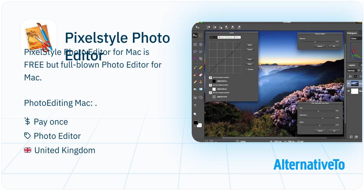 Pixelstyle Photo Editor: PixelStyle Photo Editor for Mac supports easy ...