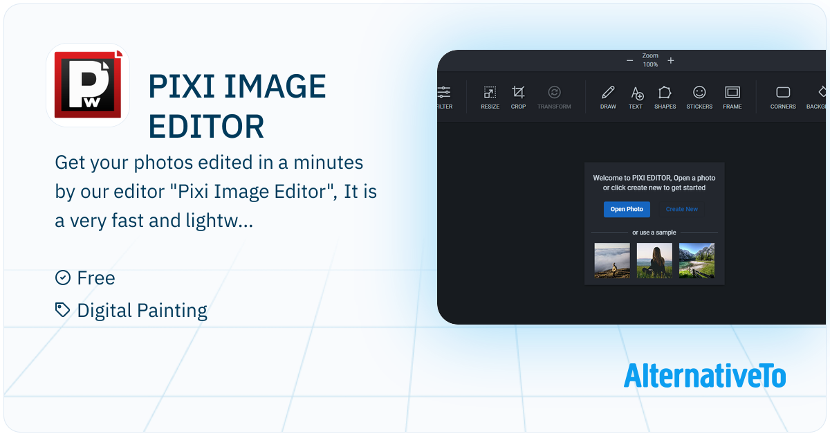 PIXI IMAGE EDITOR: FREE Online image editing tool, Easy, Lightweight ...