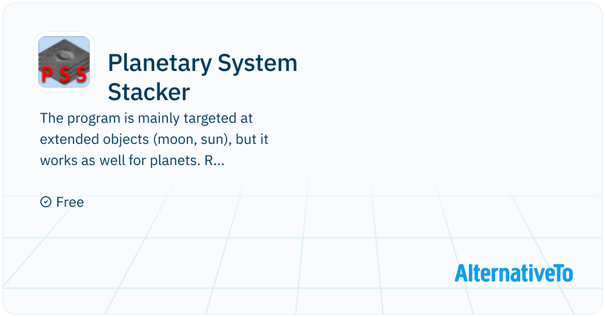 Planetary System Stacker: Produce a sharp image of a planetary system ...