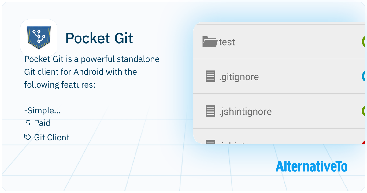 Pocket Git: Powerful standalone Git client | AlternativeTo