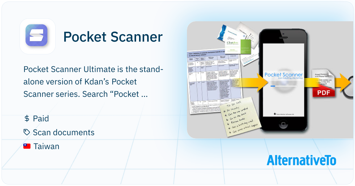 Pocketscan Pro Pocket Scanner: Ultimate turns your iPhone or iPad into a portable ...