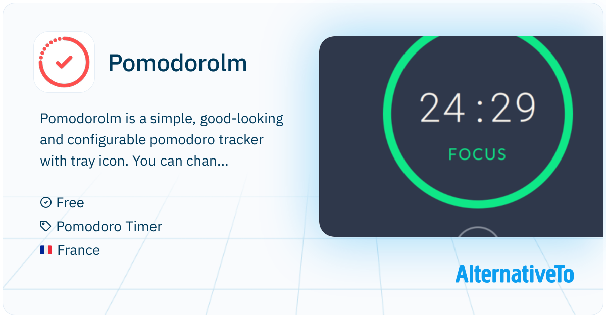 Pomodorolm: A simple, good-looking and multi-platform pomodoro tracker ...