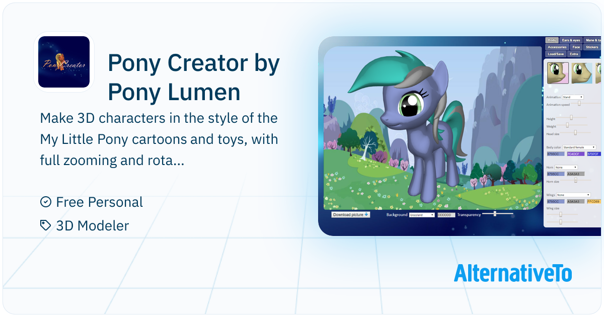 Pony Creator by Pony Lumen: Make 