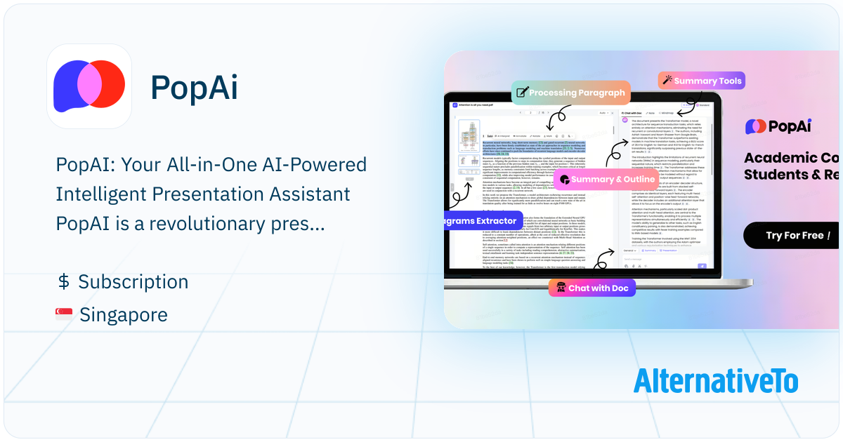PopAi: AI-generated slides, smart design, team collaboration, photo ...