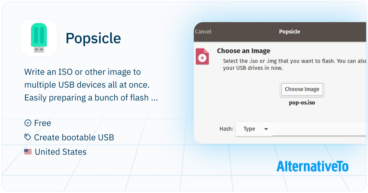 Popsicle: Multiple USB File Flasher from the https://alternativeto ...