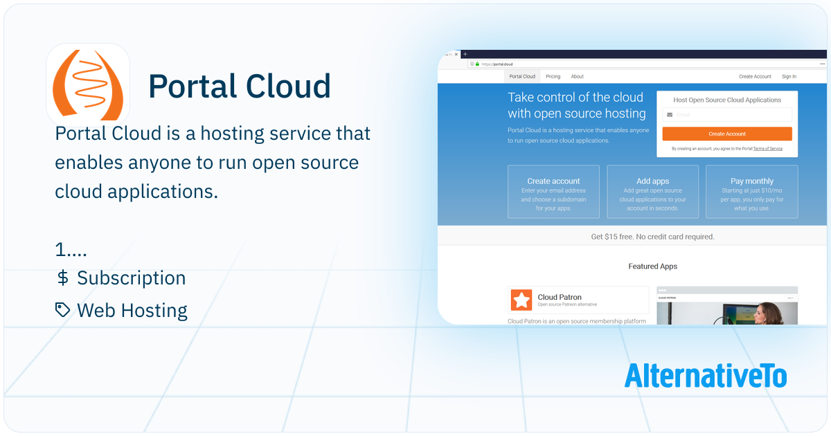 Portal Cloud: Hosting service for open source cloud applications ...