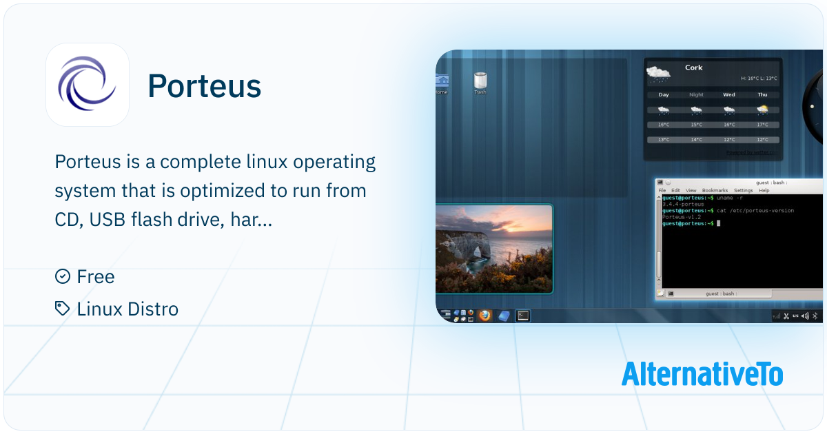 Porteus: Complete linux operating system that | AlternativeTo