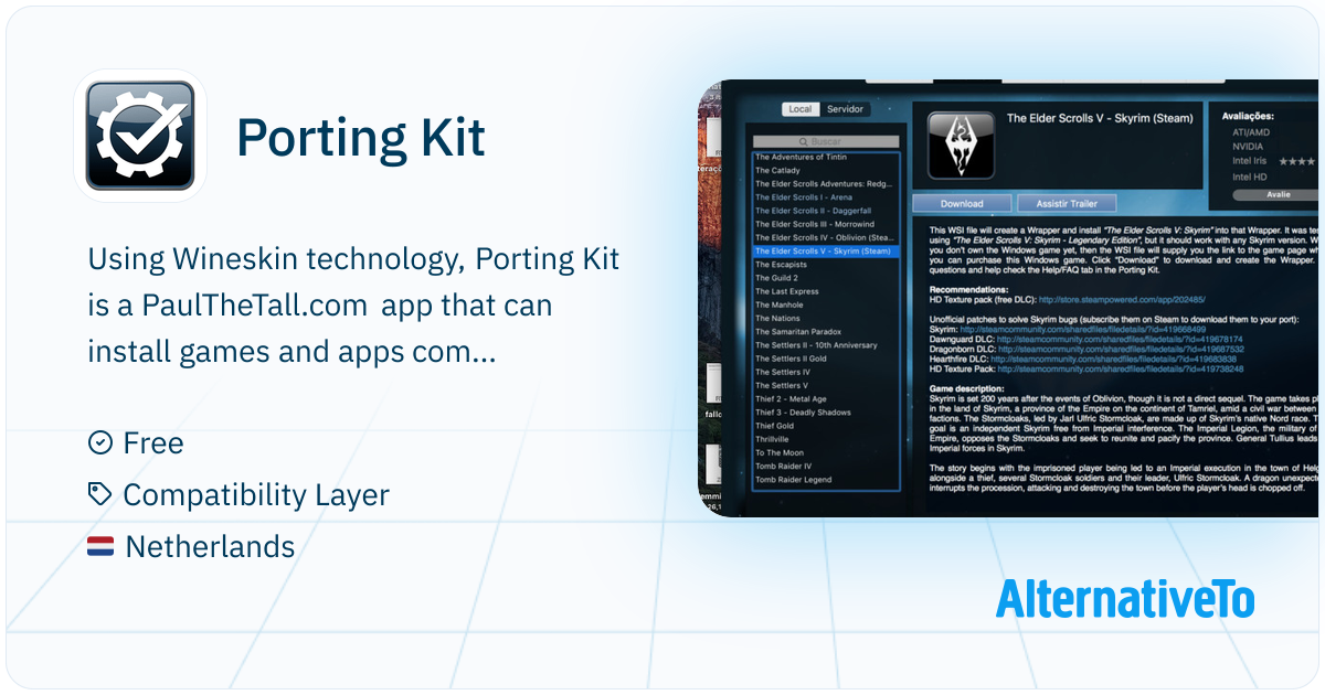 Porting Kit: Install Windows Games in Mac OS X natively and easily and ...