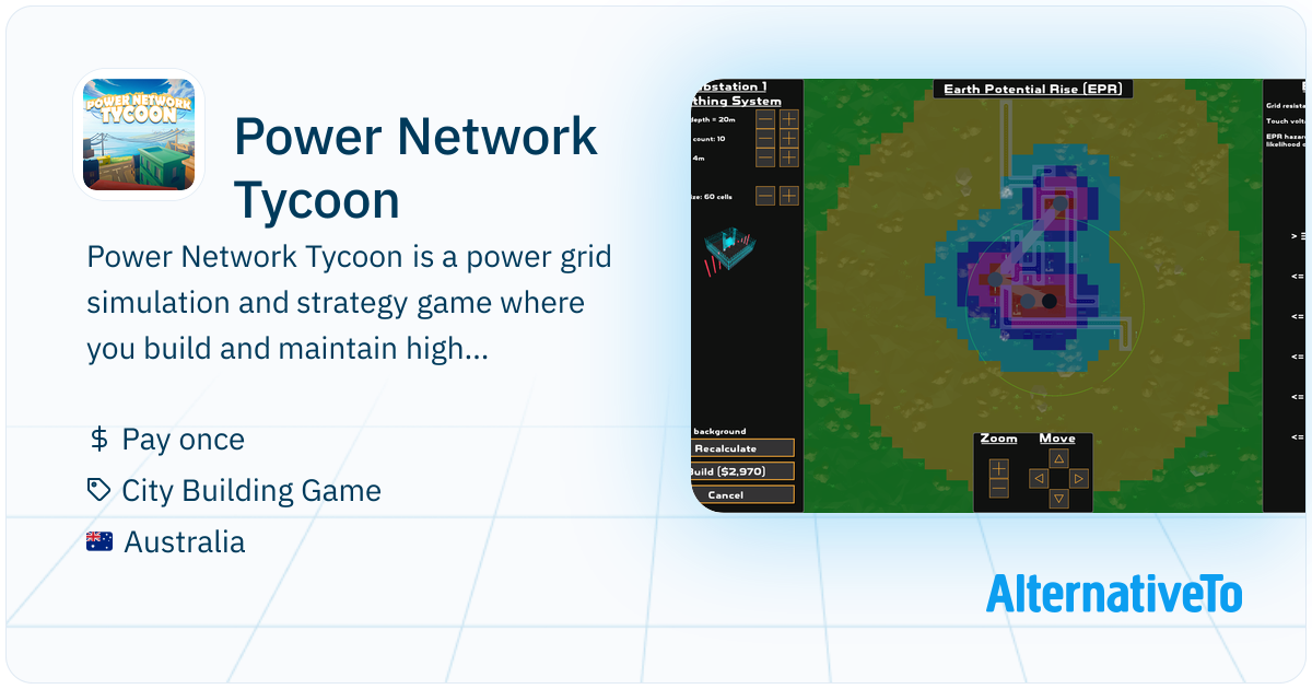 Power Network Tycoon: Power grid simulation and strategy game where the ...