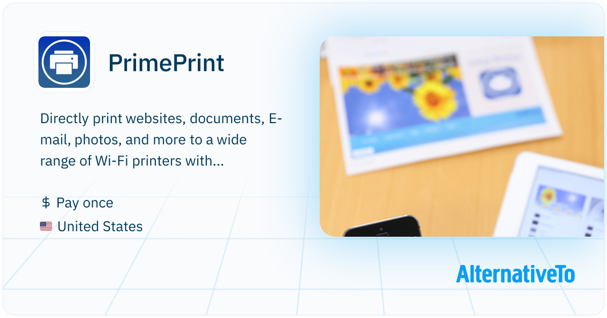 PrimePrint: Directly print websites, documents, E-mail | AlternativeTo