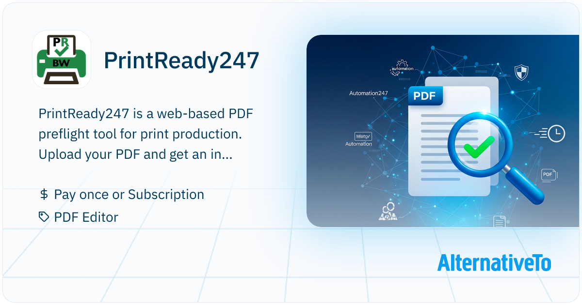 247 Software Guide Tutorial PrintReady247: Web-based PDF preflight tool that checks print files for ...