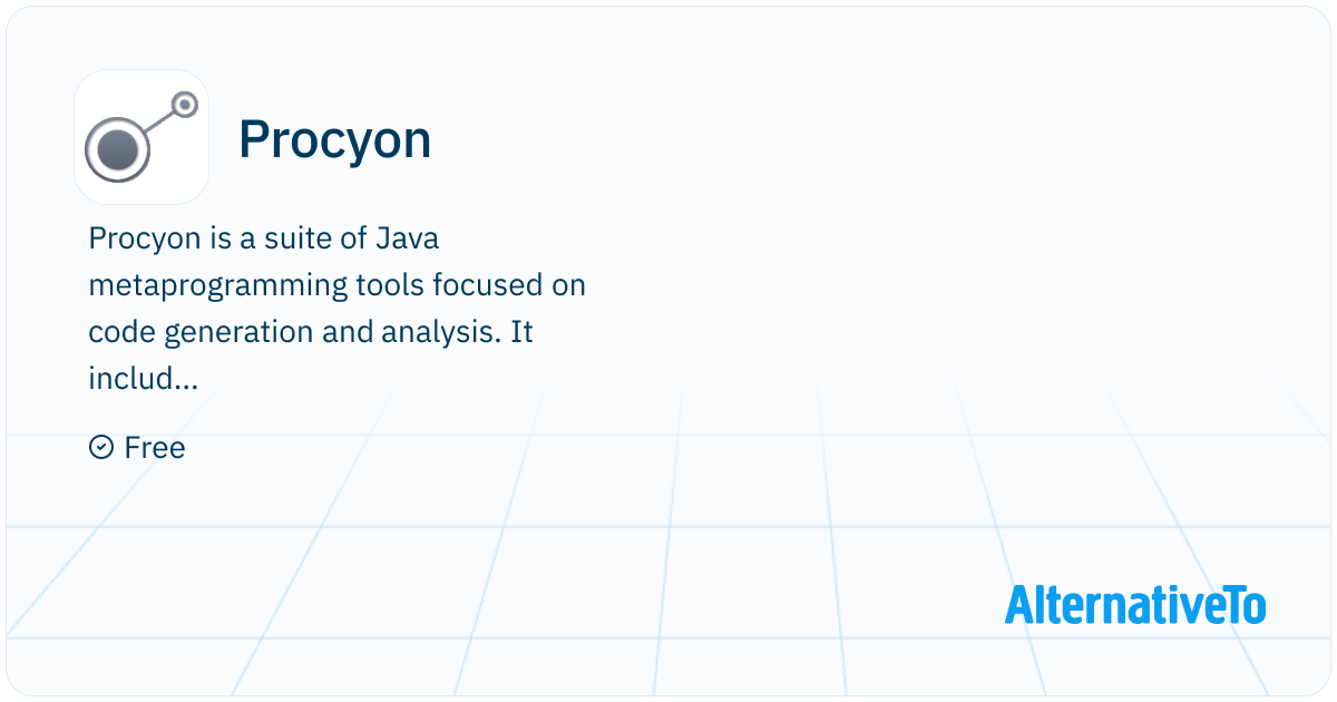 Procyon: A suite of Java metaprogramming tools focused on code ...