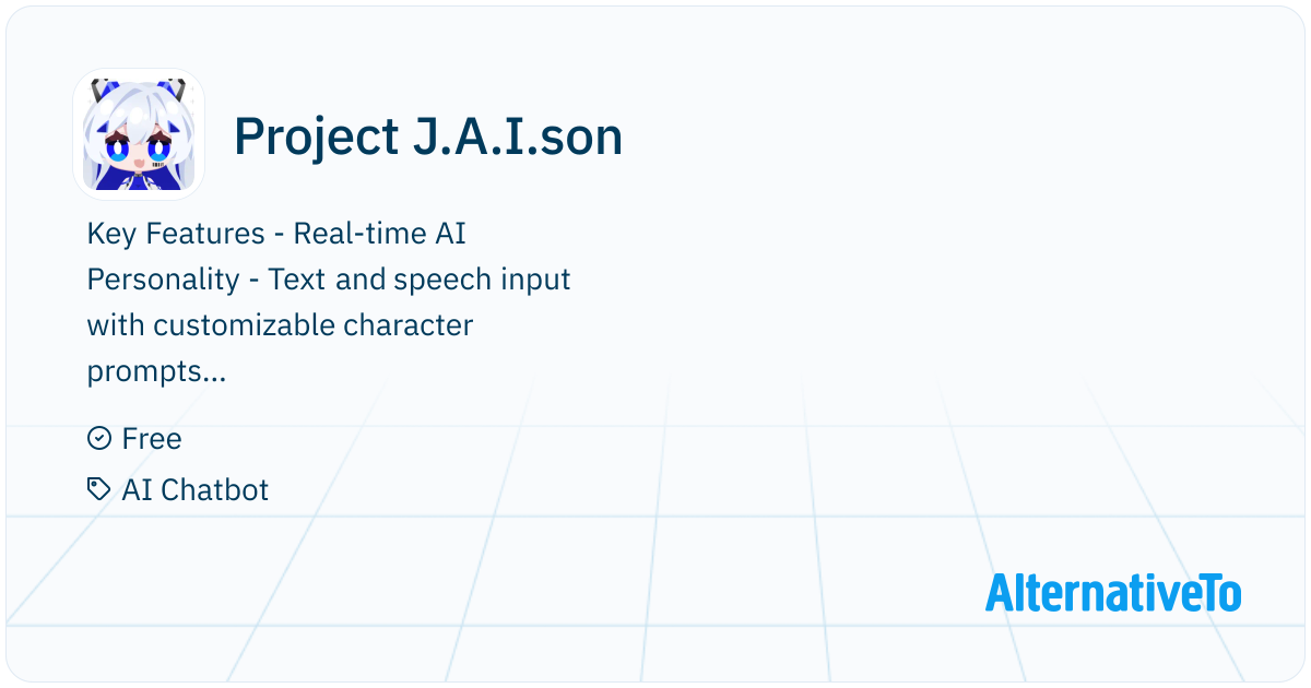 Project J Project J.A.I.son: Fully customizable AI companion server designed for ...
