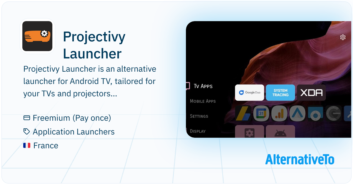 Projectivy Launcher: Alternative launcher for Android TV, tailored for ...
