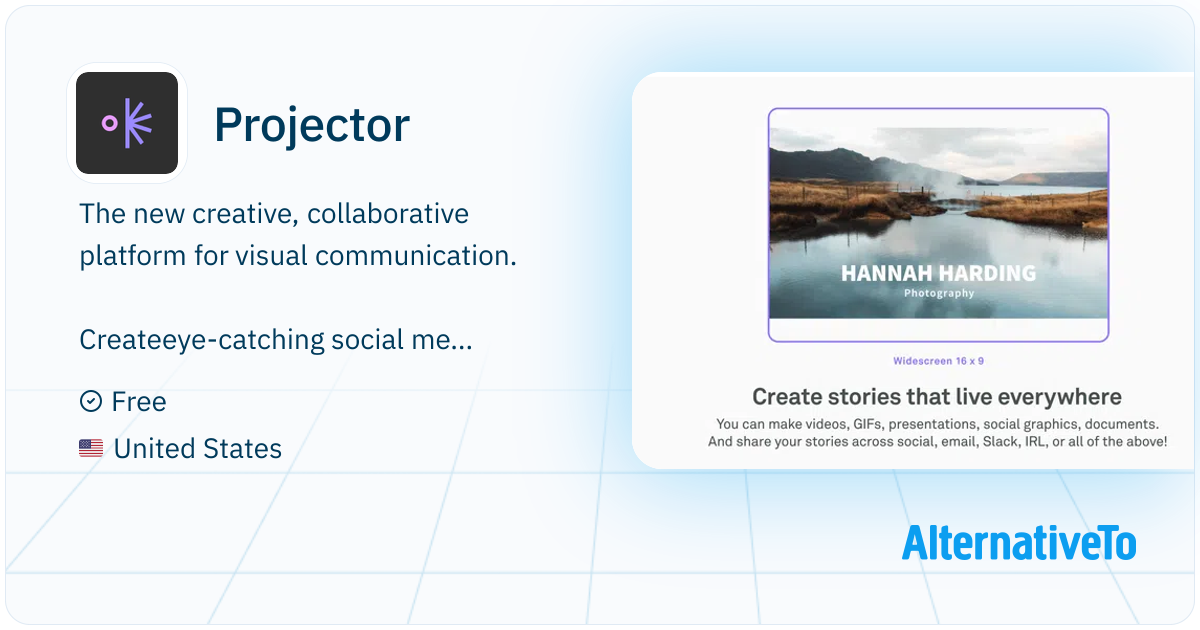 Projector: Creative, collaborative tools for visual communication ...
