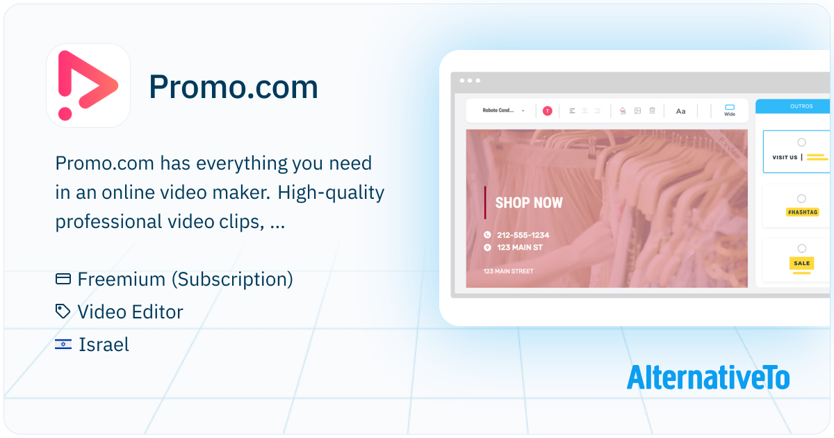 Promo.com: Every promotion starts with Promo.com. | AlternativeTo