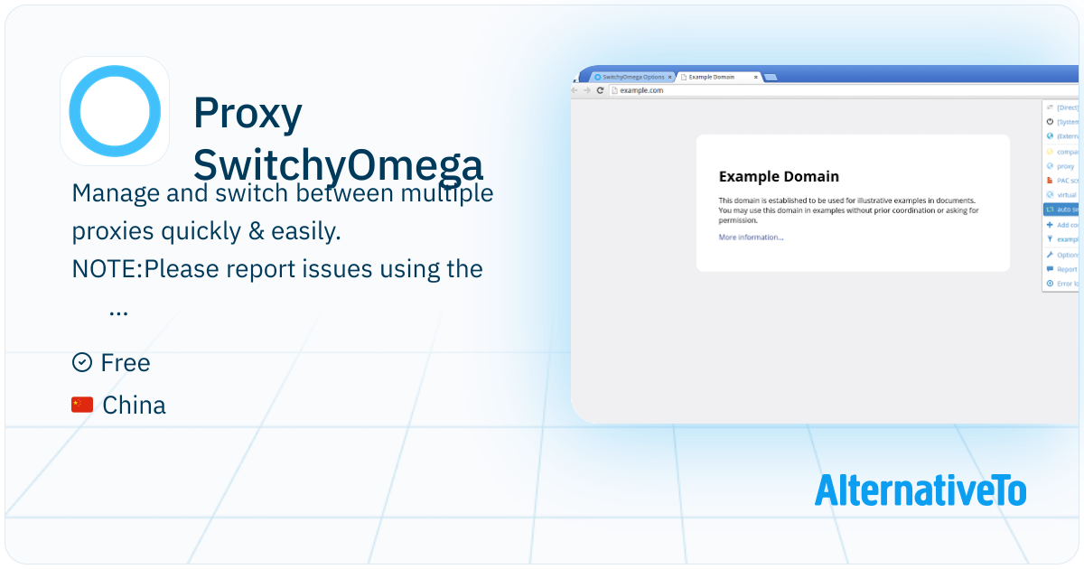 Proxy SwitchyOmega: Manage and switch between multiple proxies quickly ...
