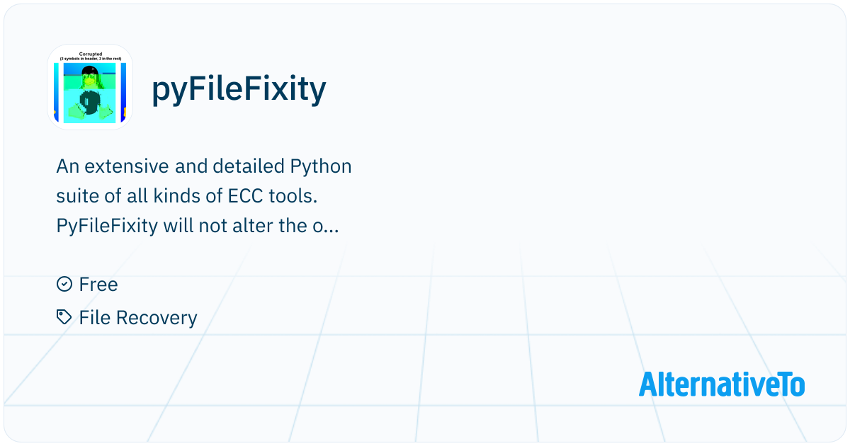 pyFileFixity: Suite of tools for file fixity (data protection for long ...