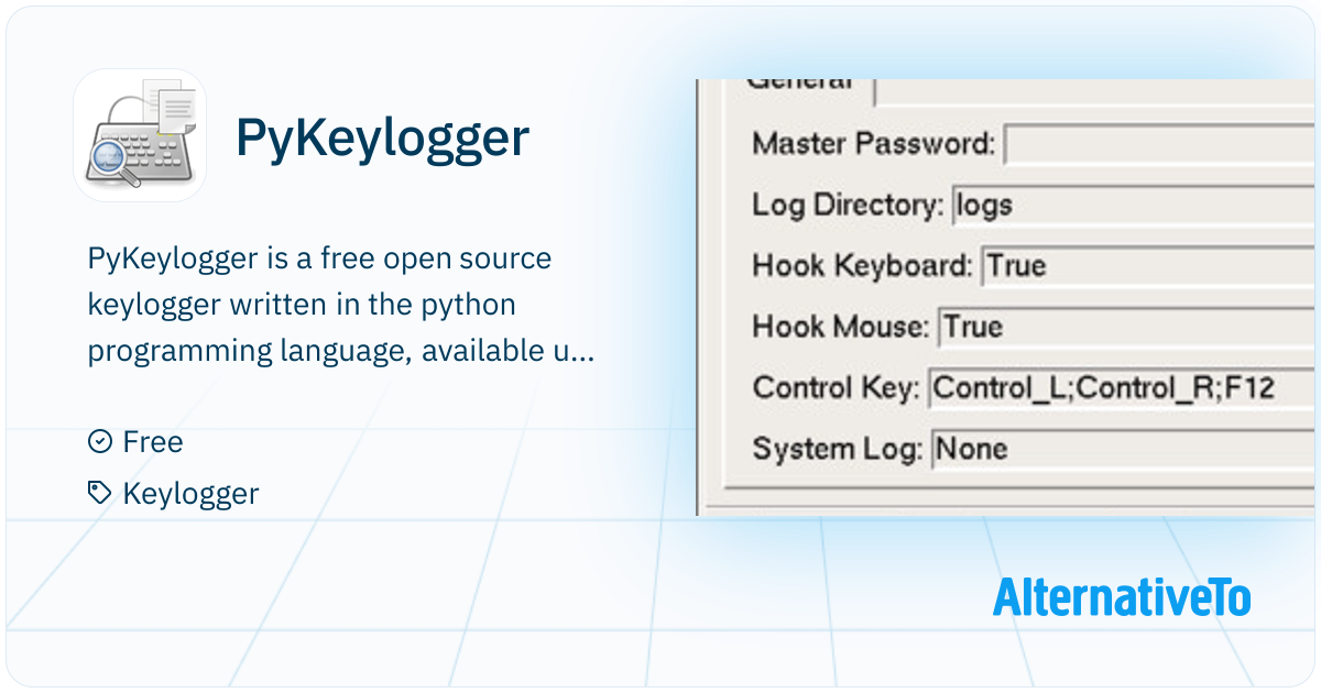 PyKeylogger: Free open source keylogger | AlternativeTo