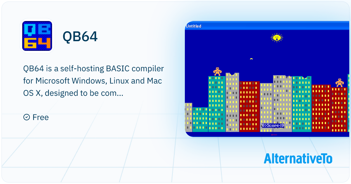 QB64: Self-hosting BASIC compiler for | AlternativeTo