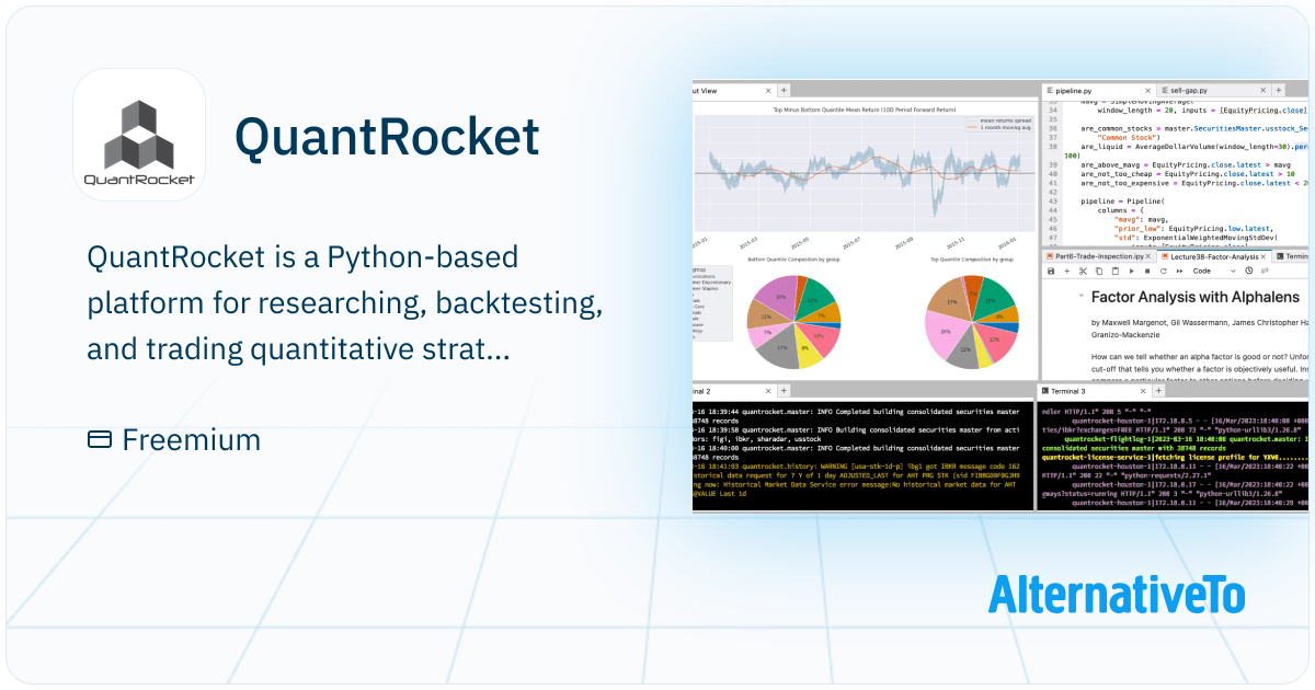 QuantRocket: Research and trade quantitative strategies using Python ...