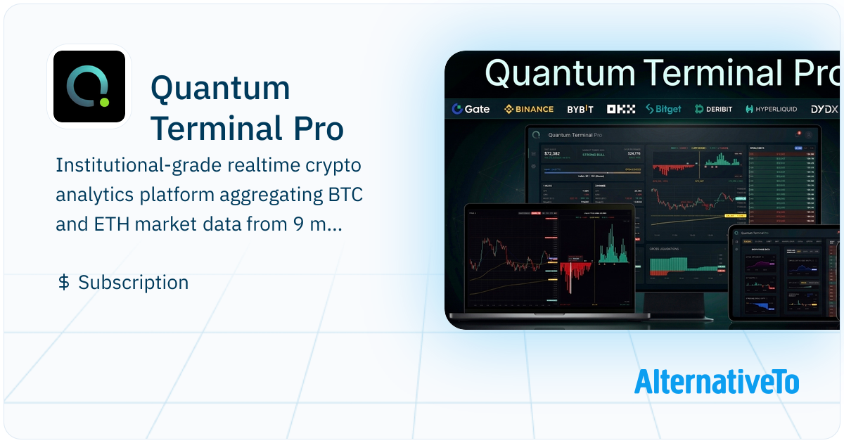 Quantum Terminal Pro: Realtime Multi-Exchange Market Telemetry Platform ...