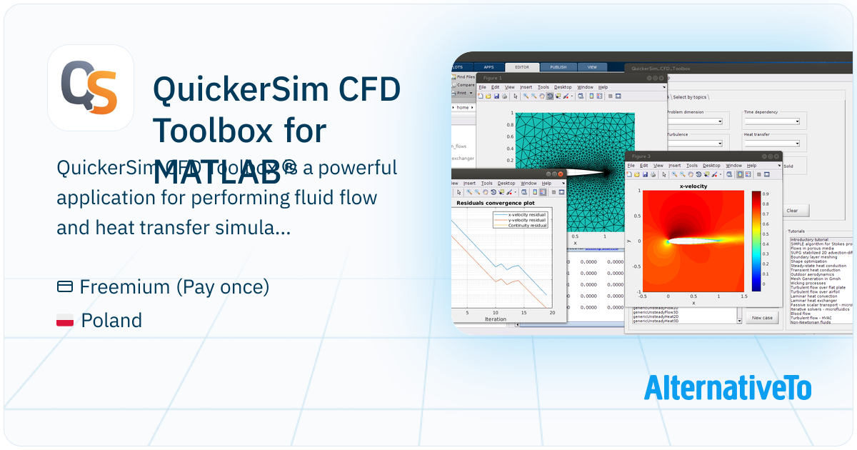 QuickerSim CFD Toolbox for MATLAB®: Powerful application for performing ...