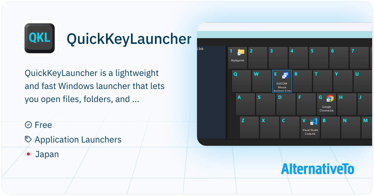 QuickKeyLauncher: A lightweight Windows launcher that opens files and ...