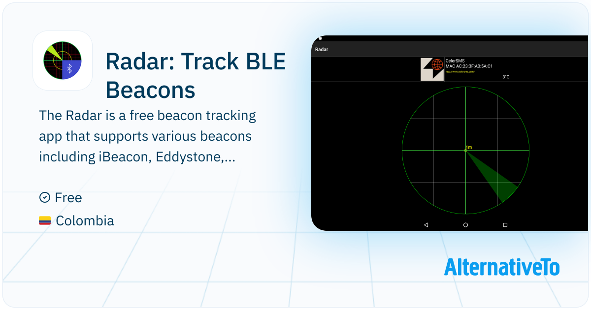 Radar: Track BLE Beacons: The Radar is an Android app designed to track ...