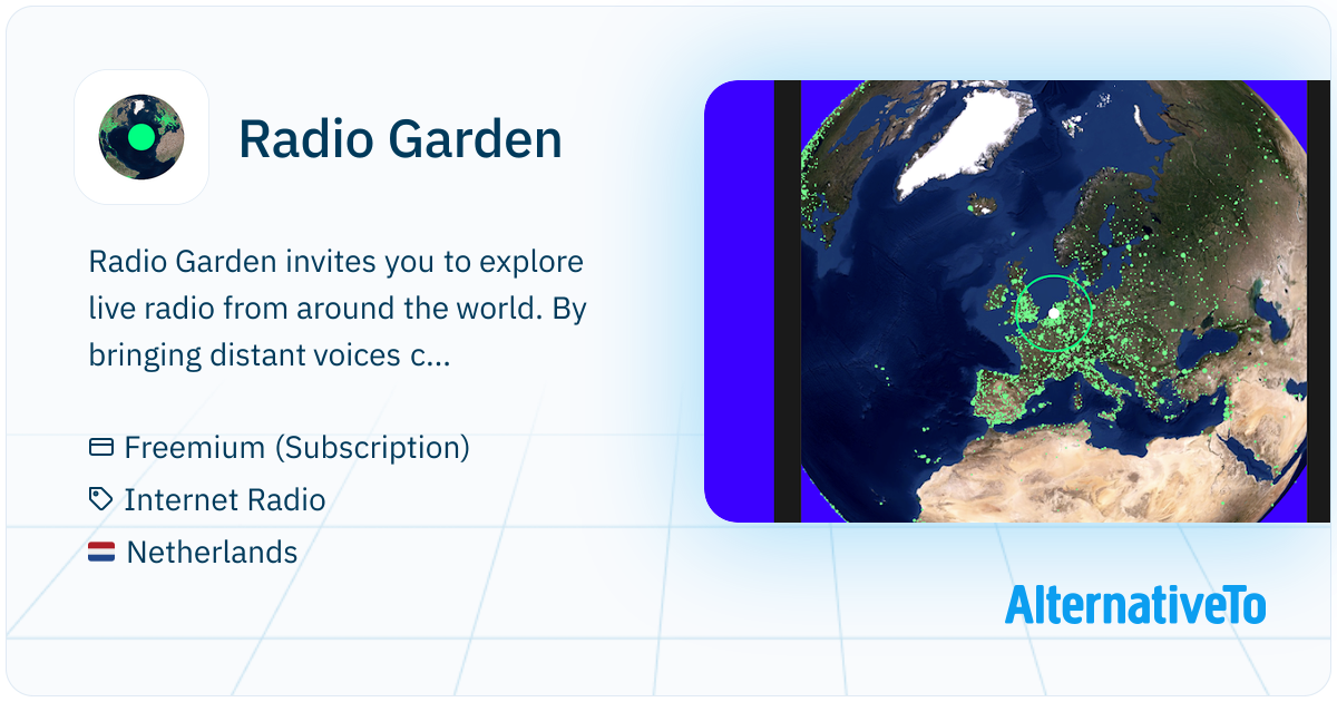 Radio Garden: Listen to radio stations from all over the world using ...
