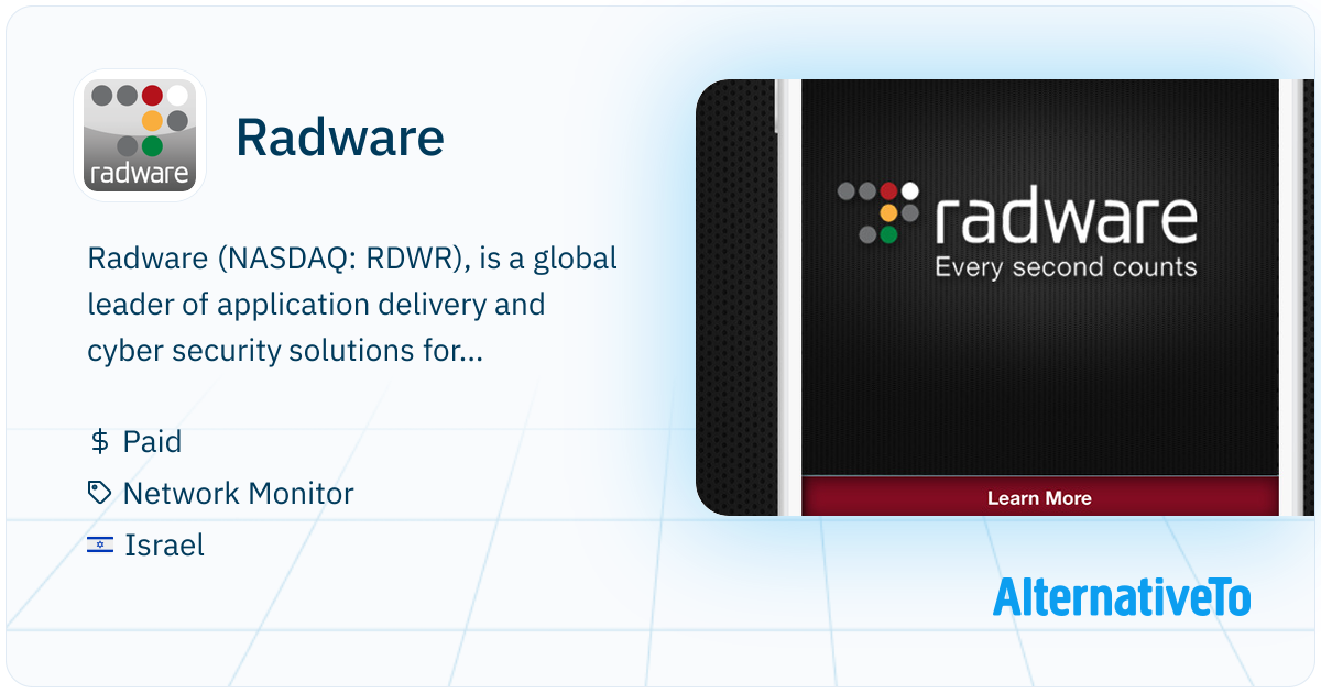 Radware Rcap Radware: Complete DDoS protection and load balancing solutions to ...