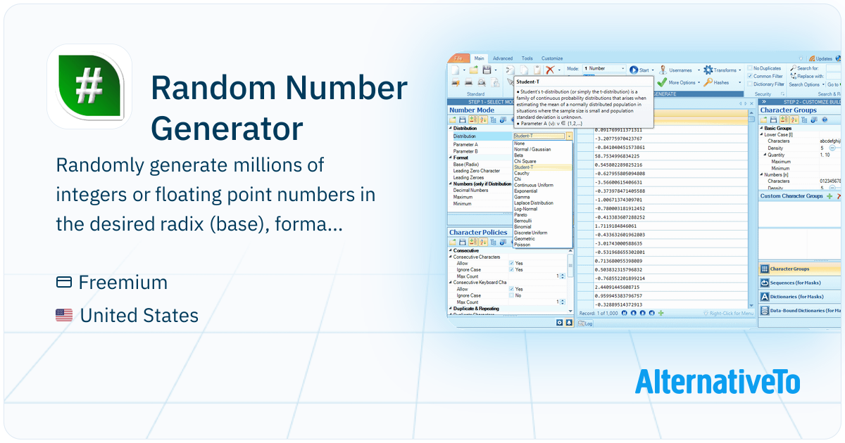 Random Number Generator: Randomly generate millions of integers or ...