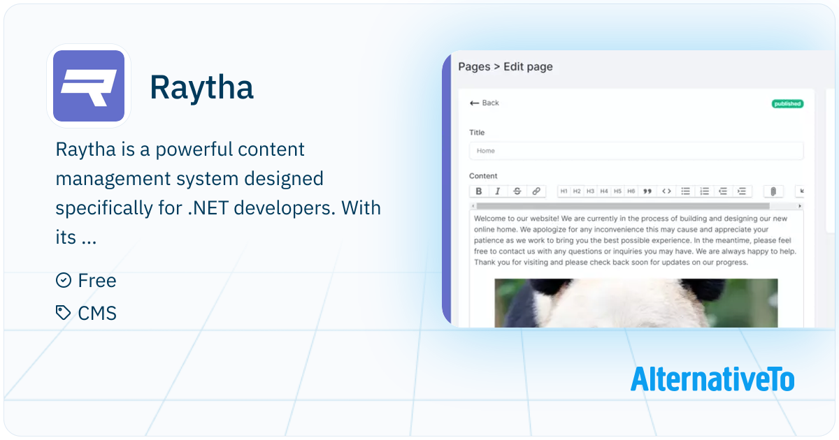 Raytha: Powerful CMS for .NET developers with an easy-to-use interface ...