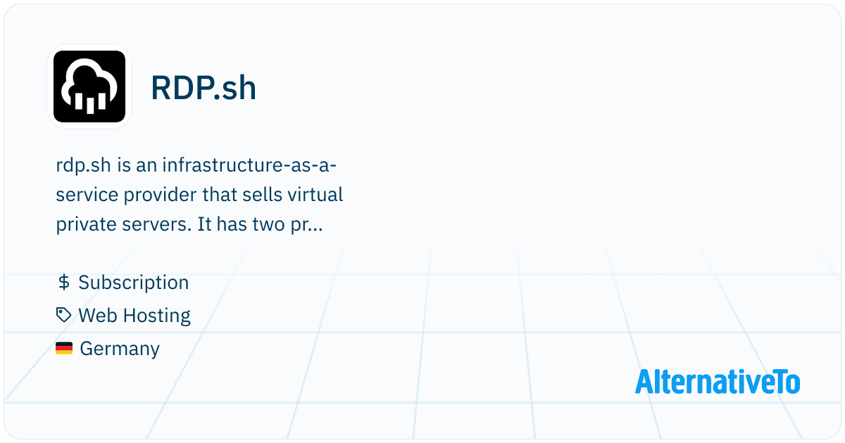 Api Asia Sh RDP.sh: Rents out Windows RDP servers and Linux VPS that are ready ...