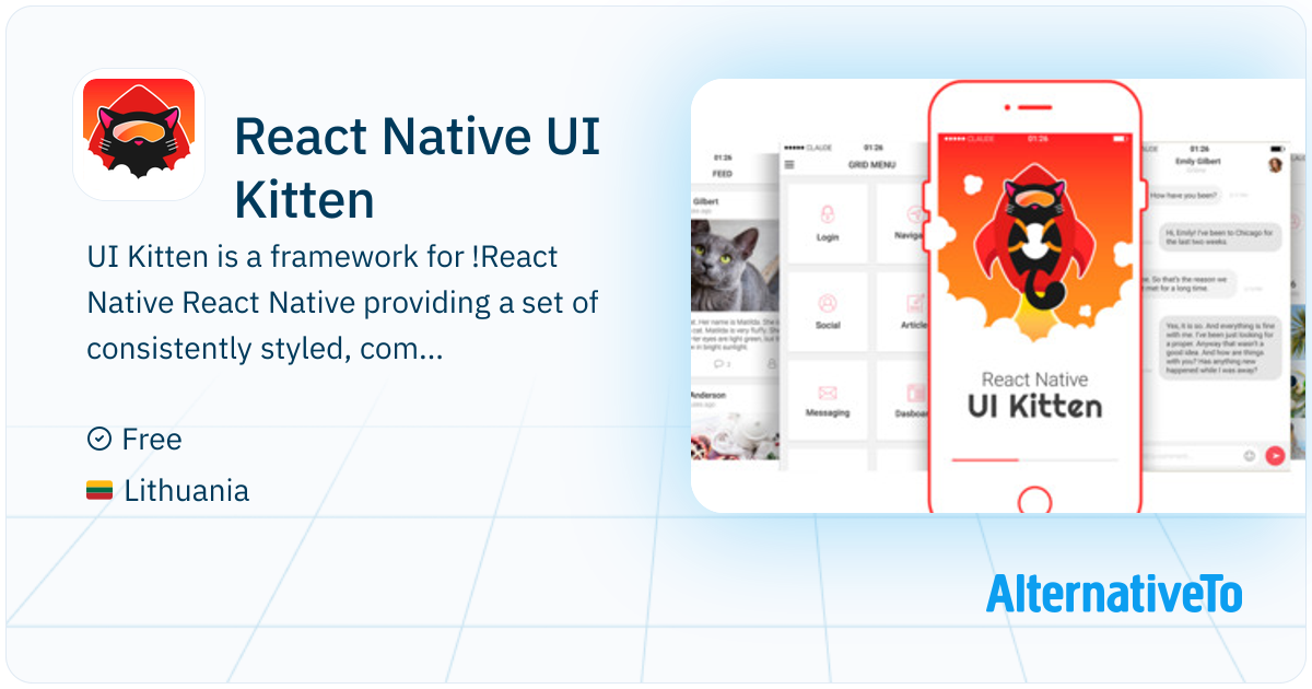 React Native UI Kitten: UI Kitten is a framework for http ...