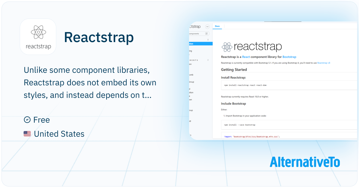 Reactstrap: Unlike some component libraries, Reactstrap does ...