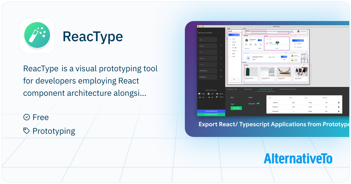 ReacType: Prototyping Tool Exporting React / Typescript Applications ...