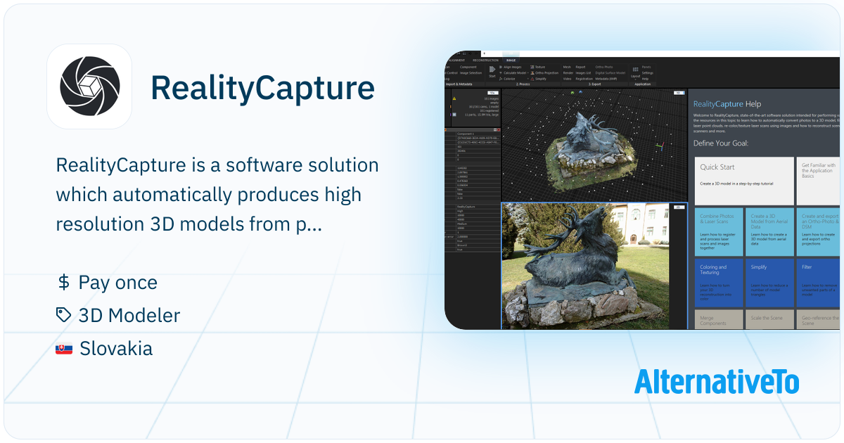 RealityCapture: State-of-the-art all-in-one photogrammetry software ...
