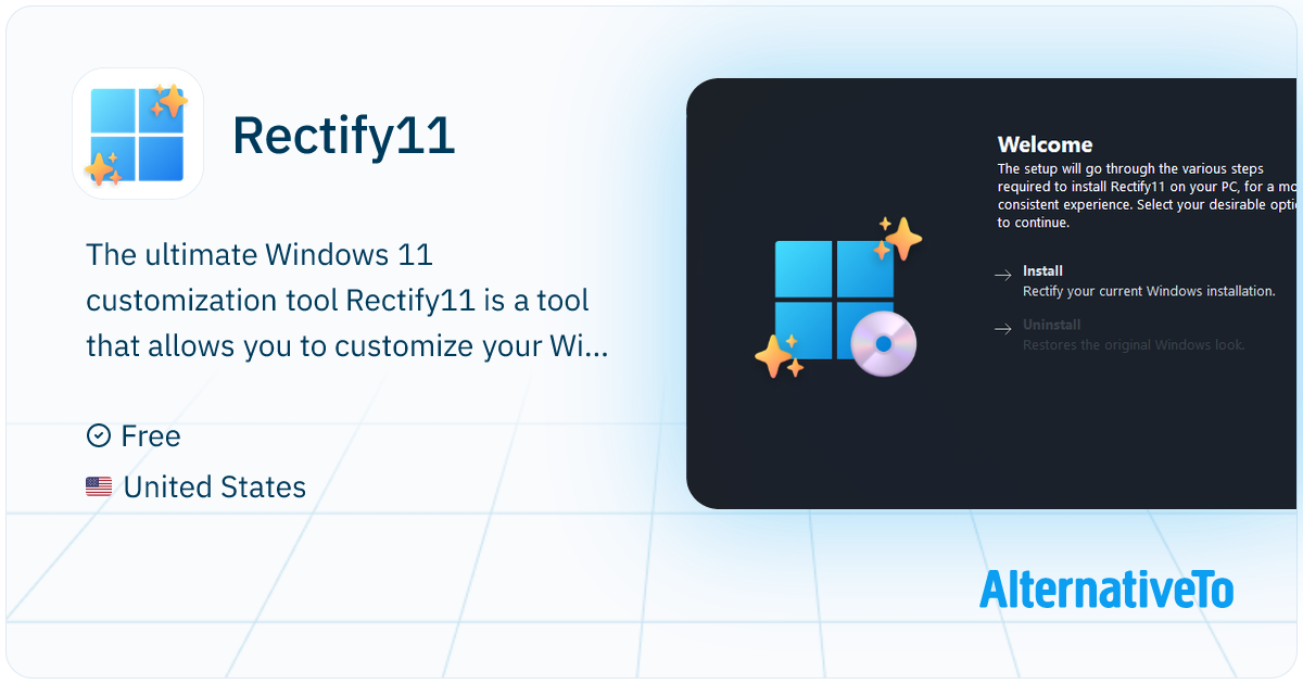 Rectify11: A Windows 11 modification utility to make Windows more ...