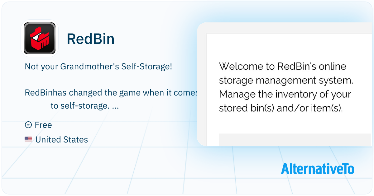 RedBin: We pick up your items, store them and we will bring them back ...