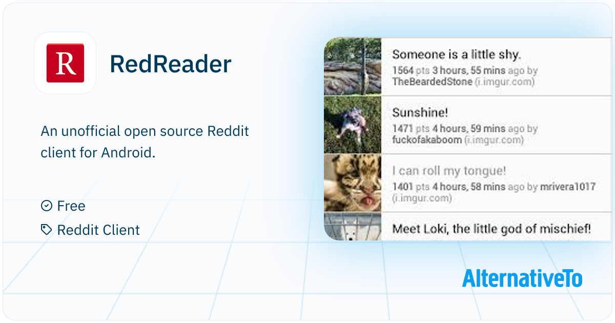 Rdir Rteader RedReader: An unofficial open source Reddit client for | AlternativeTo