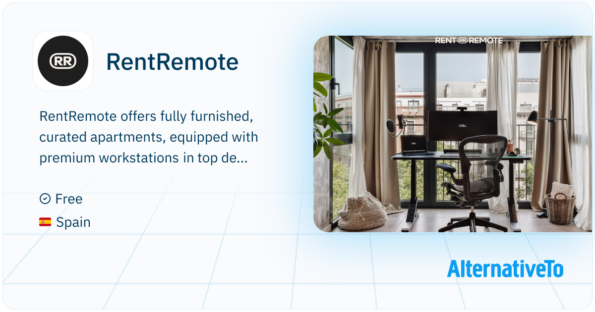 Remote Work Space Rent RentRemote: Work-ready apartments for digital nomads | AlternativeTo