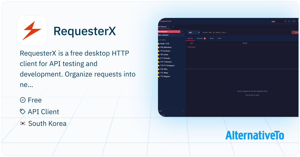 RequesterX: Free desktop HTTP client for API testing and development ...
