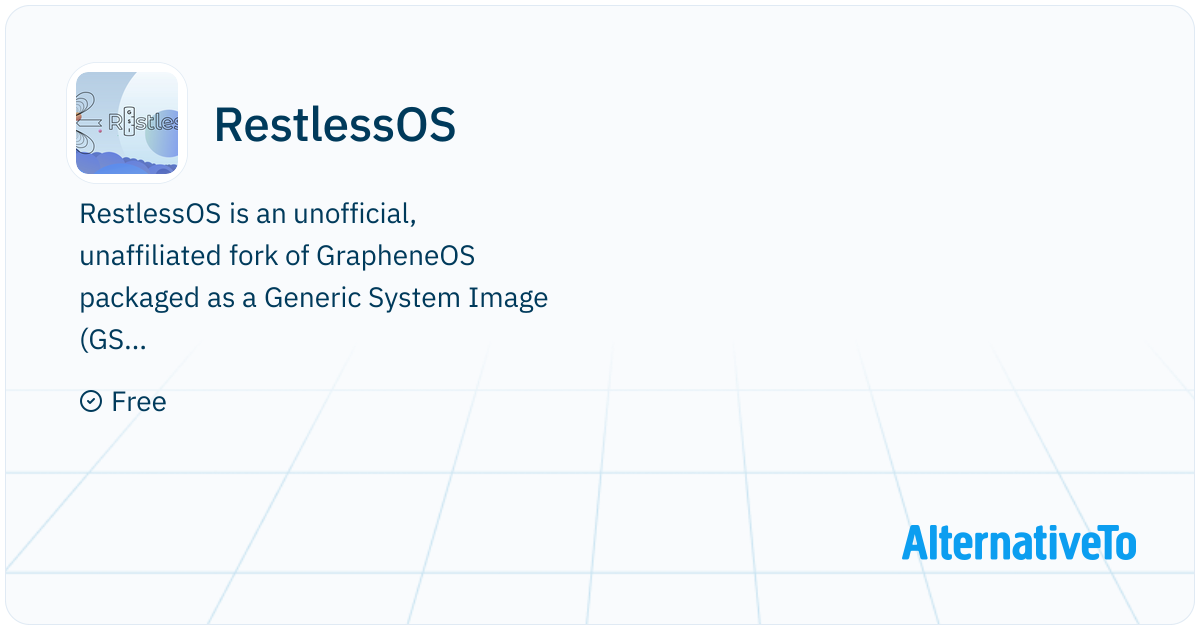 Restlessos RestlessOS: Unofficial, unaffiliated fork of | AlternativeTo