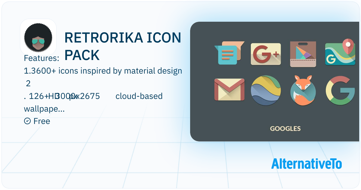 RETRORIKA ICON PACK: RETRORIKA is well manually drawn based on Google's ...