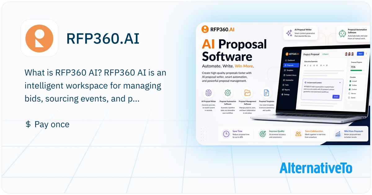 RFP360.AI: Transforming RFPs with AI-driven automation in RFP ...