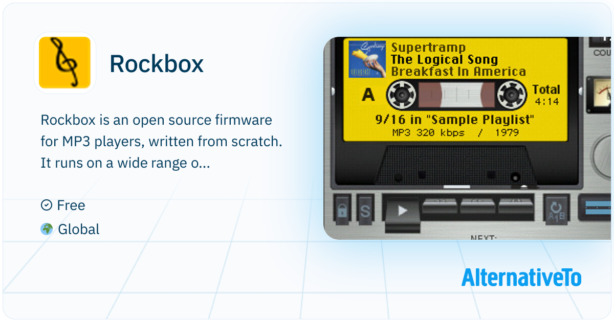 Rockbox: Open source firmware for MP3 | AlternativeTo