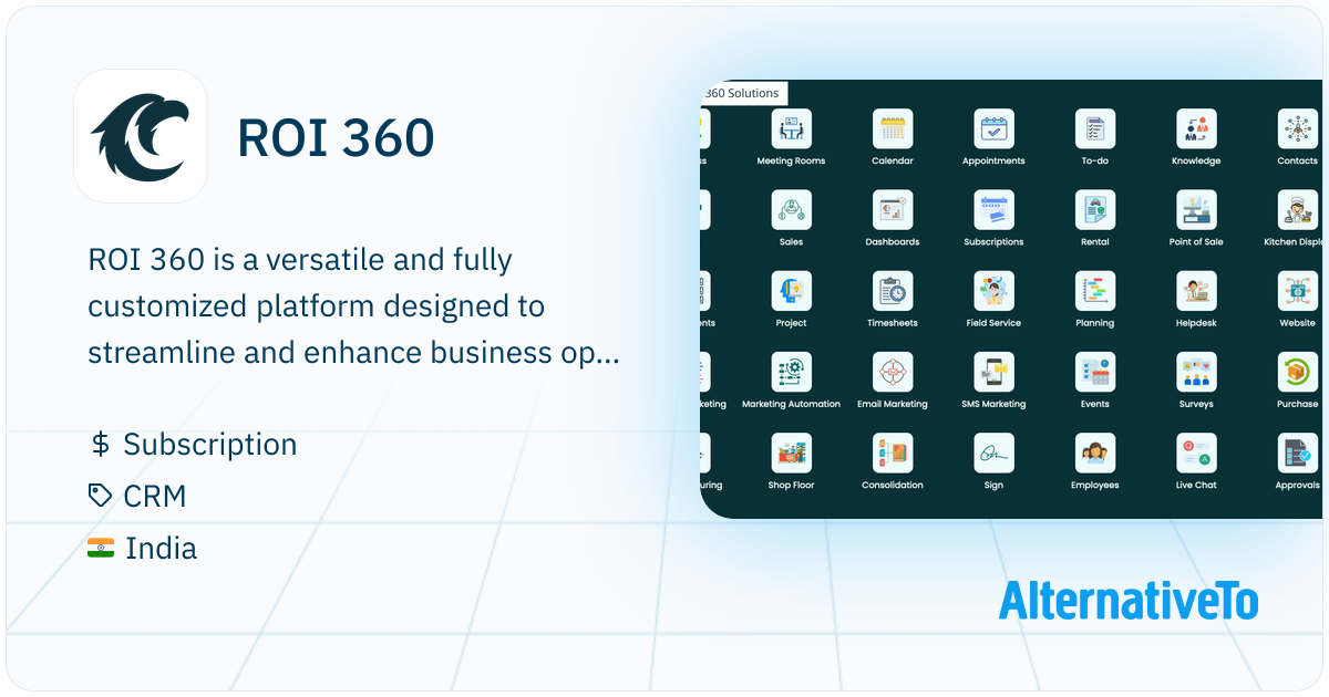 ROI 360: Powerful, fully customized platform designed to streamline and ...